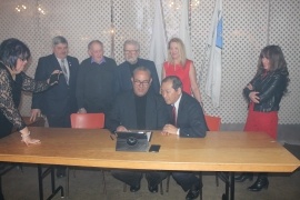 Skype meeting from St-Valentin municipality