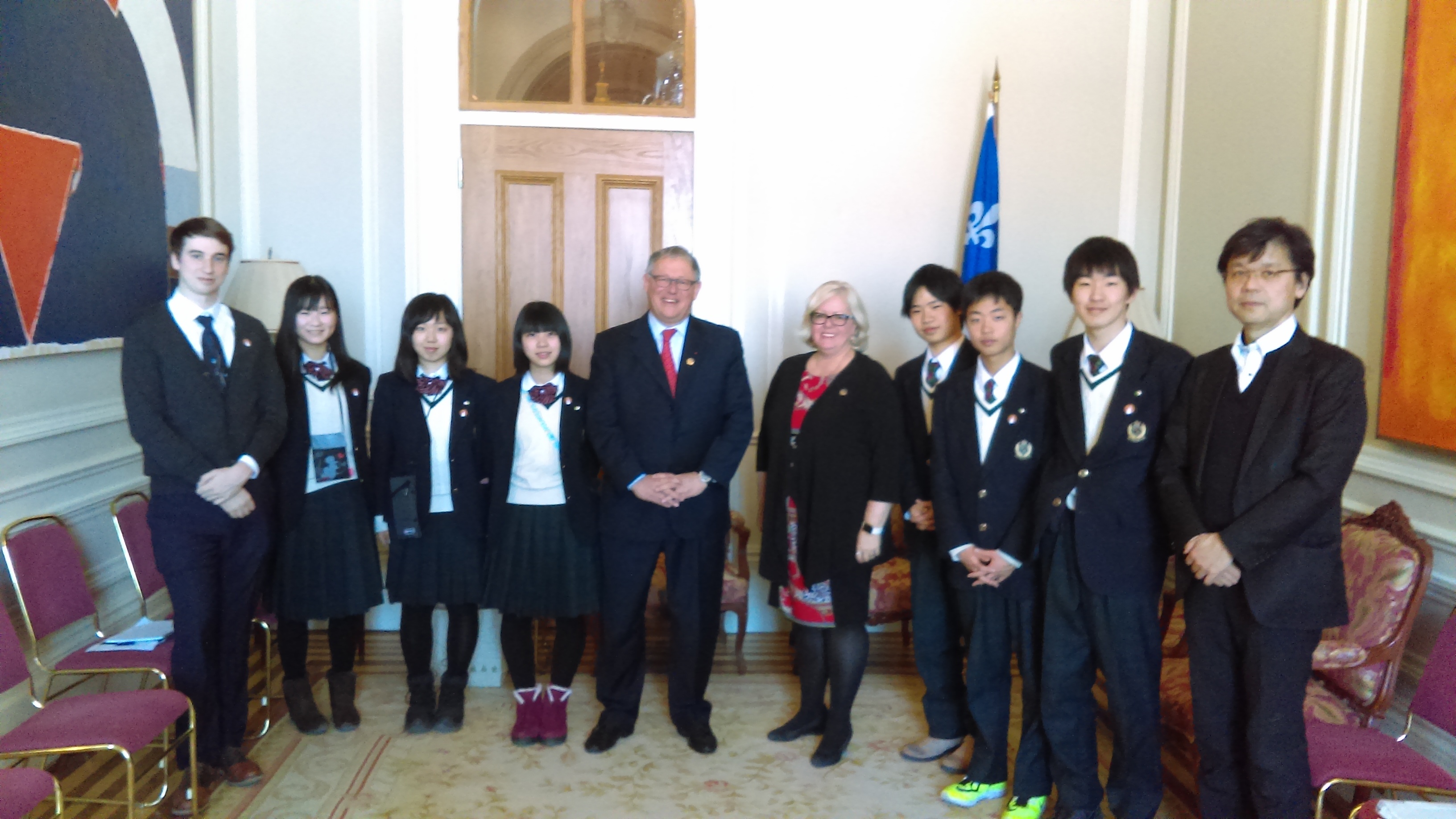 Visit of the National Assembly of Quebec