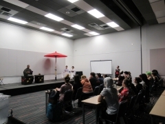 Tea ceremony demonstration