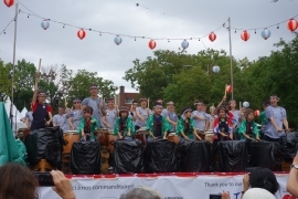 Japanese “Taiko” drum performance