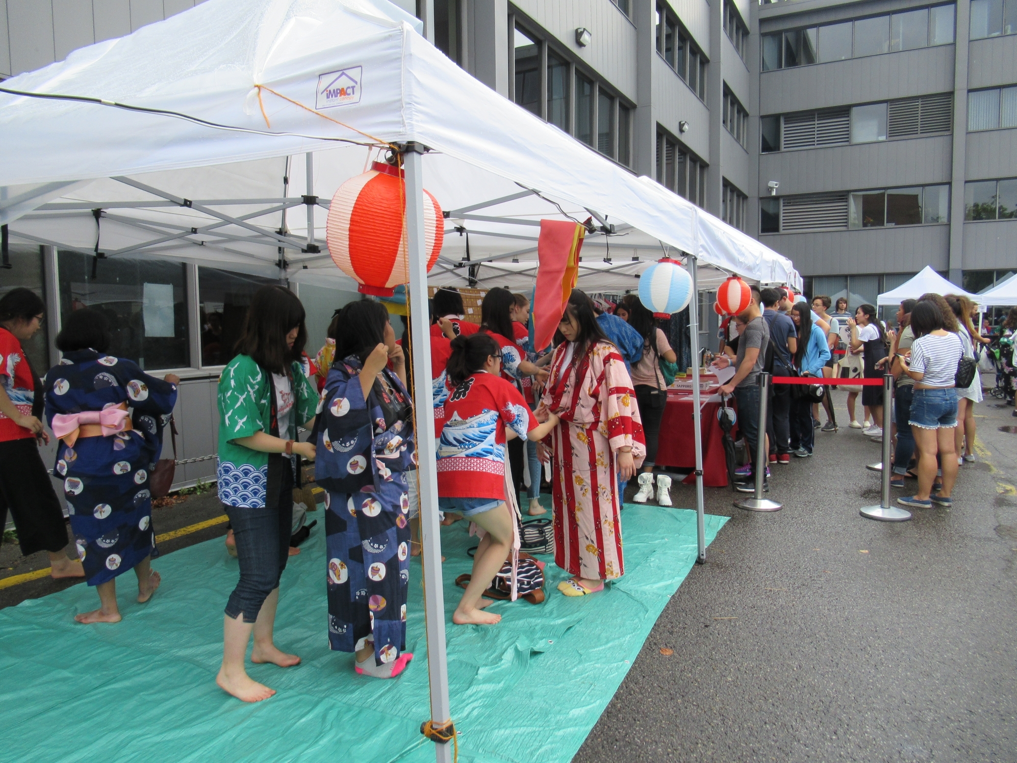 “Yukata” dressing booth