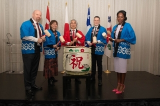 Réception de la fête nationale à l’occasion de l’anniversaire de Sa Majesté l’Empereur du Japon (le 24 mars 2023)