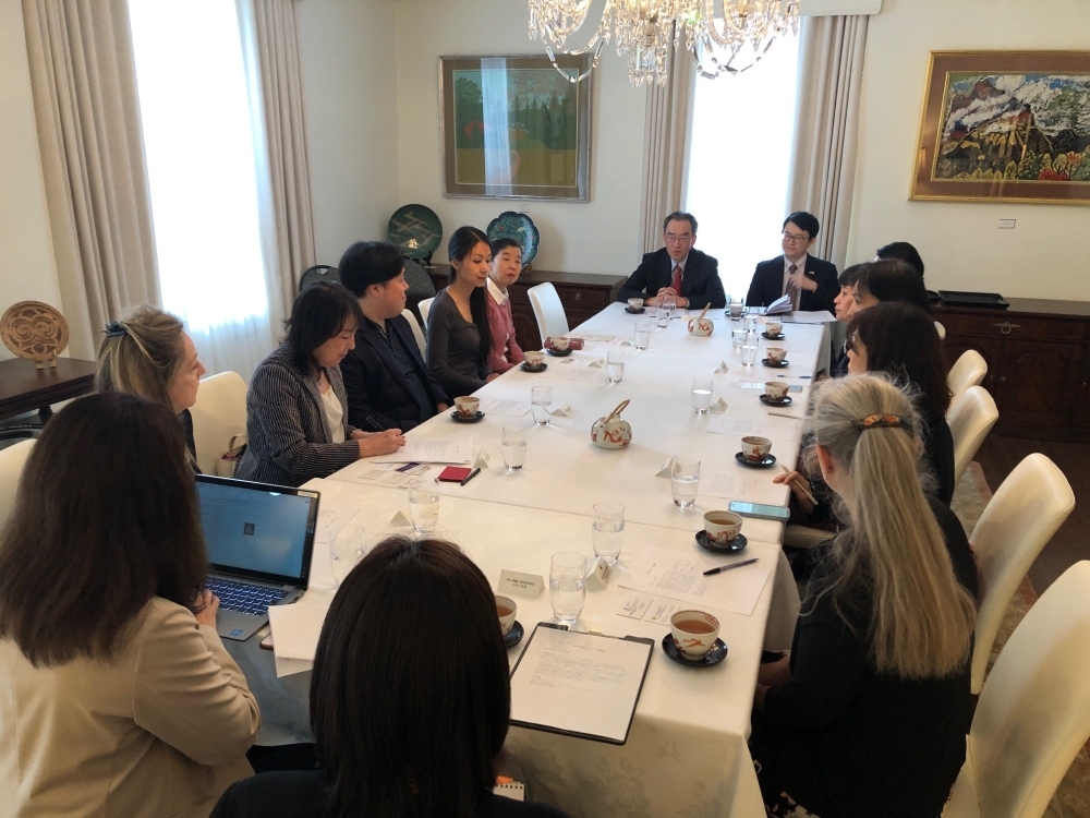 A roundtable discussion and a networking reception to promote Japanese language education (May 22, 2025)