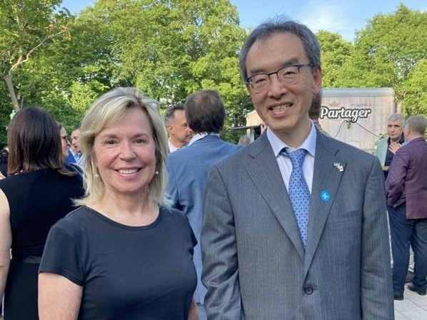 Quebec National Day celebration hosted by Premier Legault and his spouse (June 18, 2025)