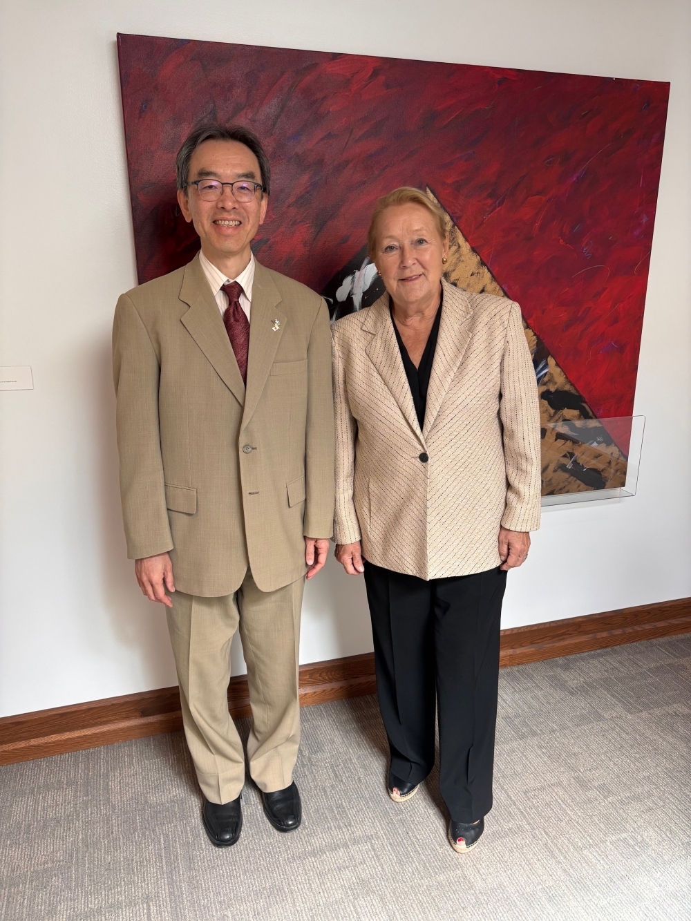 Meeting with Chancellor of UQAM and former Premier of Quebec, Ms. Pauline Marois (July 8, 2025)