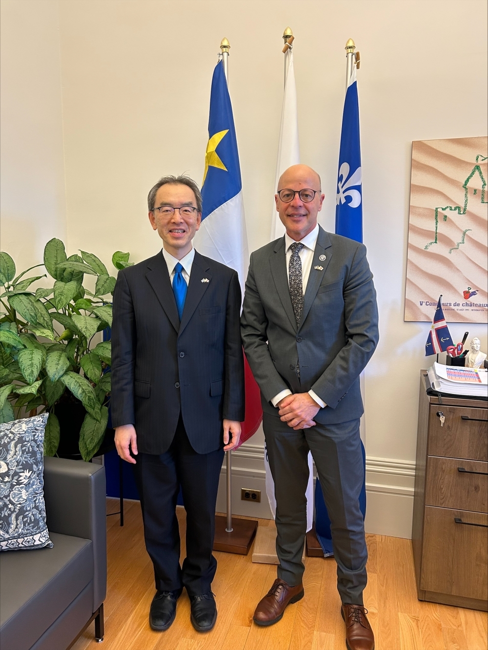 アルスノー・ケベック州議会議員との面会（10月23日）