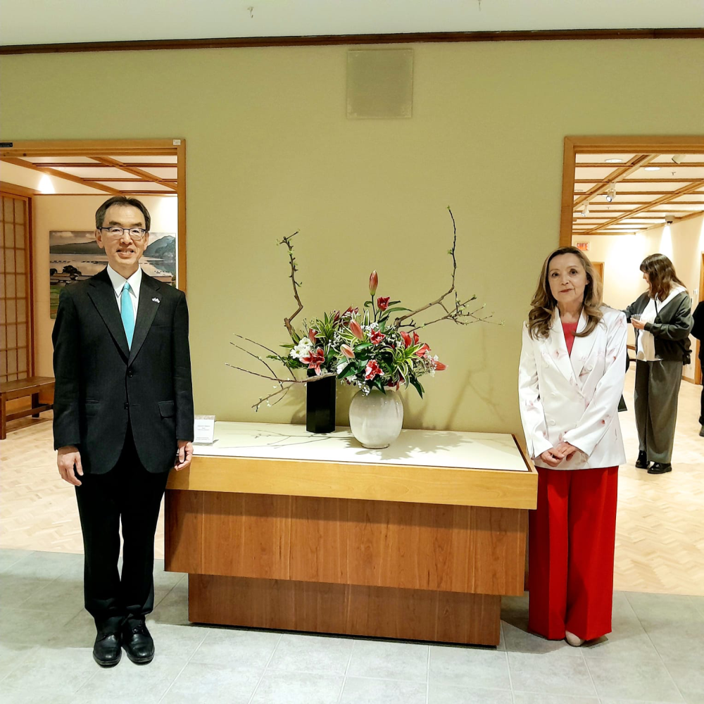 Exposition d'ikebana par la section de Montréal d'Ikebana international (le 1er mai 2026)